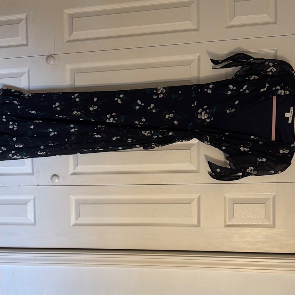 Floral Maxi Dress Miami Brand Wrap Dress L Francesca’s Boutique